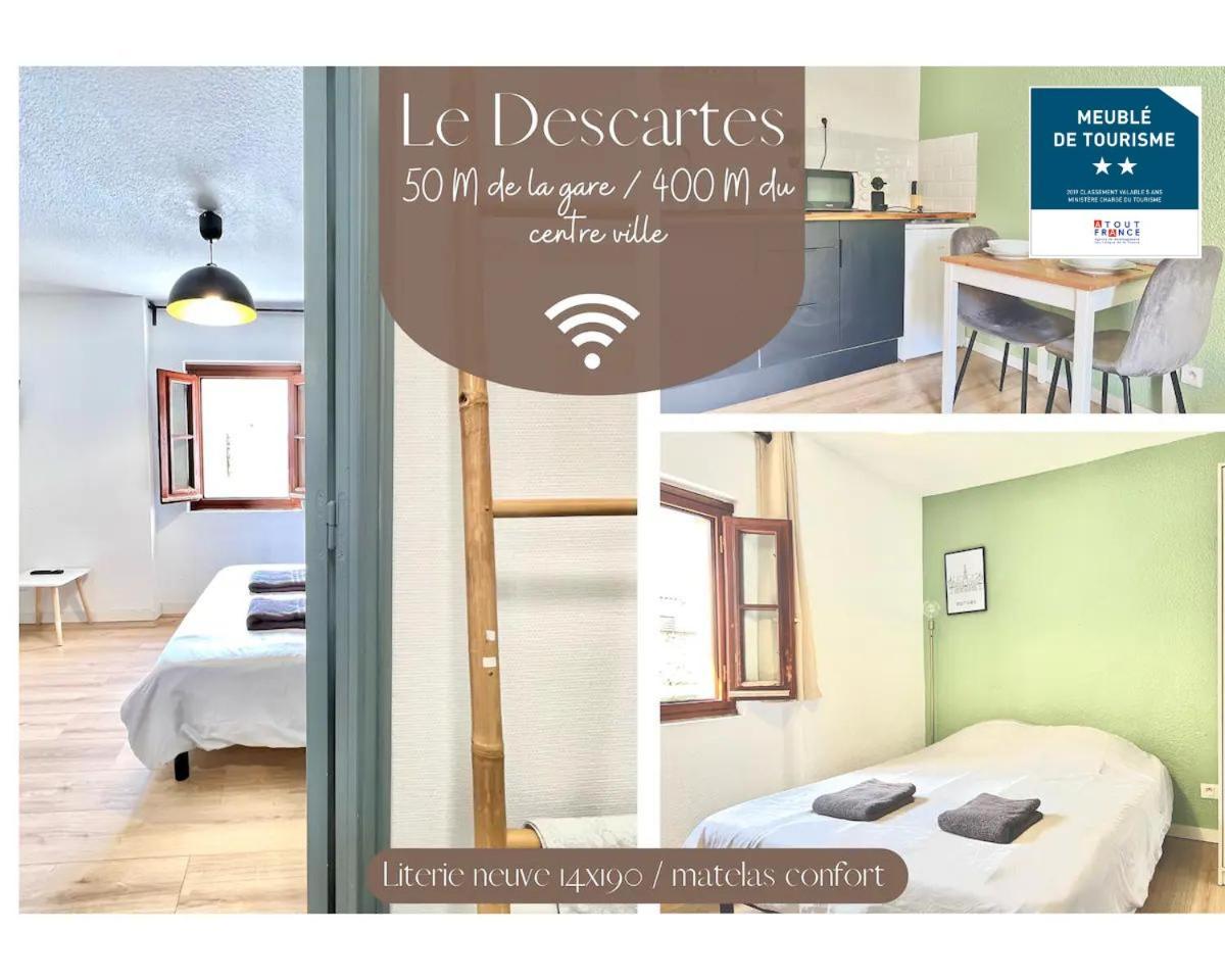 דירות פואטייה Le Descartes, A 50M De La Gare Fibre/Tv Connecte מראה חיצוני תמונה